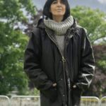 The Traitors Claudia Winkleman Hooded Black Jacket Women online sale