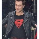 Jonathan Kent Superman and Lois Black Leather Jacket