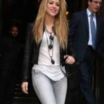 Shakira Black Leather Jacket