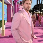 Barbie LA Premiere Ryan Gosling Pink Suit men