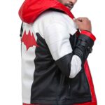 Batman Arkham Knight Redhood Leather Jacket Costume men sale usa