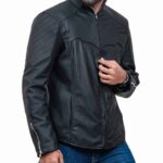 Batman The Dark Knight Rises Black Leather Jacket online sale usaleather jacket