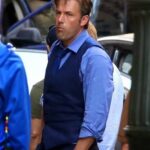 Bruce Wayne Dawn of Justice Ben Affleck Blue Vest sale men