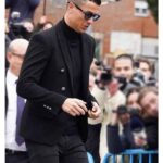Cristiano Ronaldo black blazer