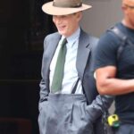 Oppenheimer Cillian Murphy Grey Suit for men online