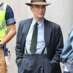 Oppenheimer Cillian Murphy Grey Suit for men