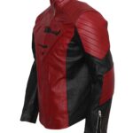 Superman Smallville Red and Black Leather Jacket - Image 2