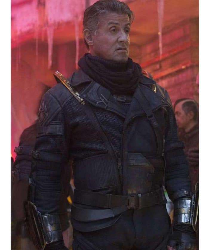 Sylvester Stallone Guardians of The Galaxy Vol. 3 leather Jacket