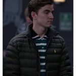 Ted Lasso Colin Hughes Black Puffer Jacket