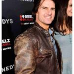 Tom Cruise Distressed Leather Jacket