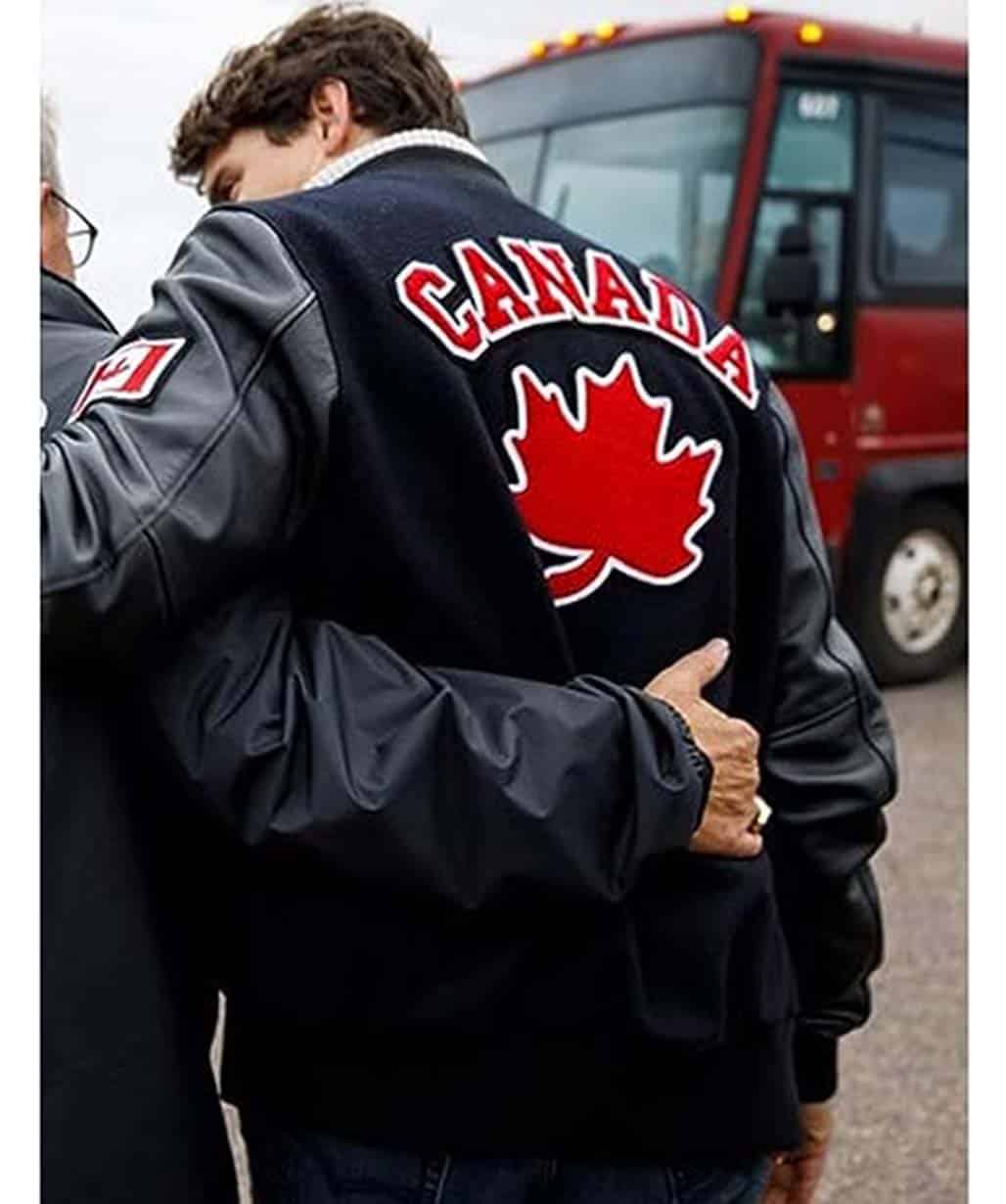 Canadian Prime Minister Justin Trudeau Varsity Jacket-mens
