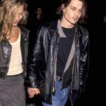 Johnny Depp Black Leather Jacket for men