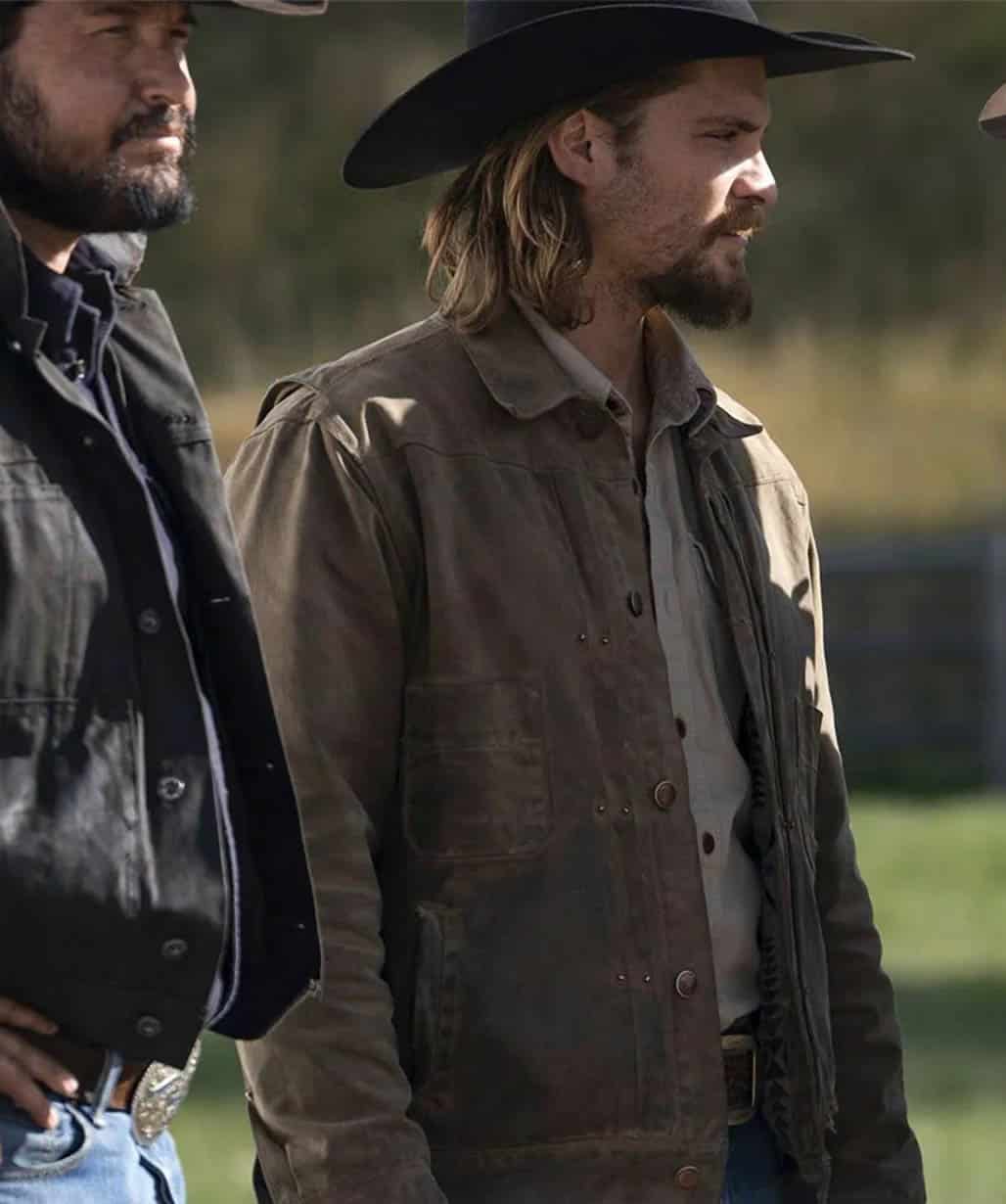 Luke-Grimes-Yellowstone-Season-5-Jacket-Men-outfit