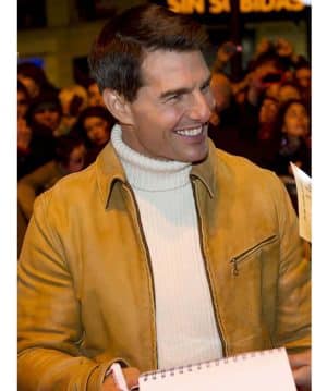 Tom Cruise Yellow Leather Jacket Outfit