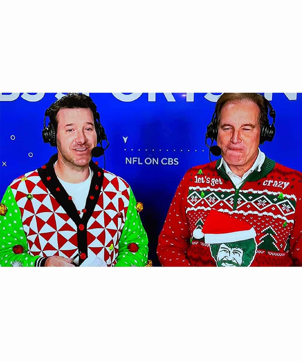 Tony Romo Christmas Ugly Sweater-men