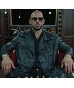 Top G Andrew Tate Escape The Matrix Leather Coat online High value