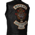 Angel Reyes Mayans M.C Biker Leather Vest Outfit