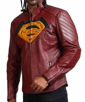 Batman v Superman: Dawn of Justice Leather Jacket Men