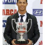 Cristiano Ronaldo Black Bomber Leather Jacket for sale Free shipping