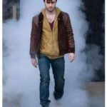 Daniel Radcliffe Horns Leather Jacket for men
