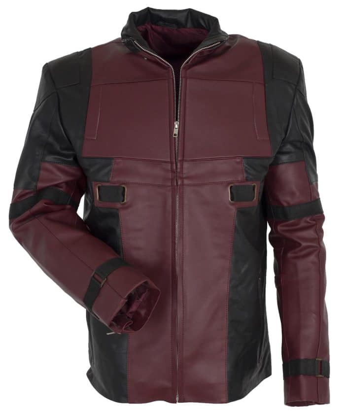 Deadpool Ryan Reynolds Maroon Jacket