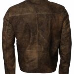 Buy Distressed Brown Men Leather Jacket