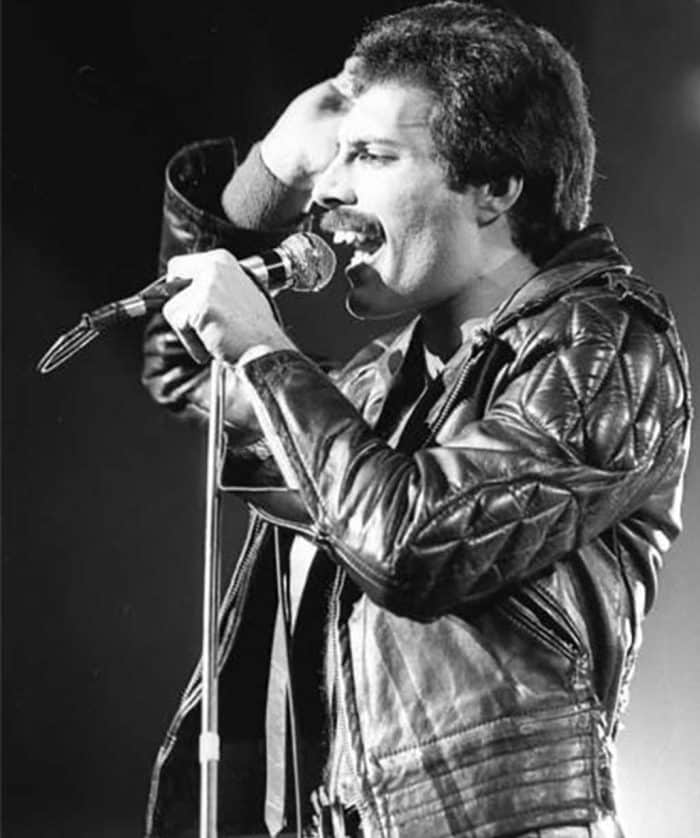 Freddie Mercury Black Vintage Leather Jacket