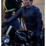 Hannibal Season 3 Mads Mikkelsen Biker leather Jacket