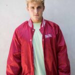 Jake Paul Red Bomber Jacket For Men