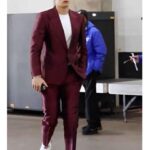 Joe Burrow Maroon Suit