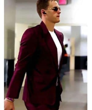 Joe Burrow Maroon Suit - USA Leather Factory