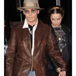Shop Johnny Depp Brown Leather Jacket