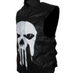 Jon Bernthal Punisher Black Leather Vest Costume online
