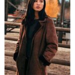 Kelsey Chow Yellowstone Monica Dutton Wool Coat