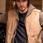 Luke Grimes Yellowstone Brown Cotton Vest
