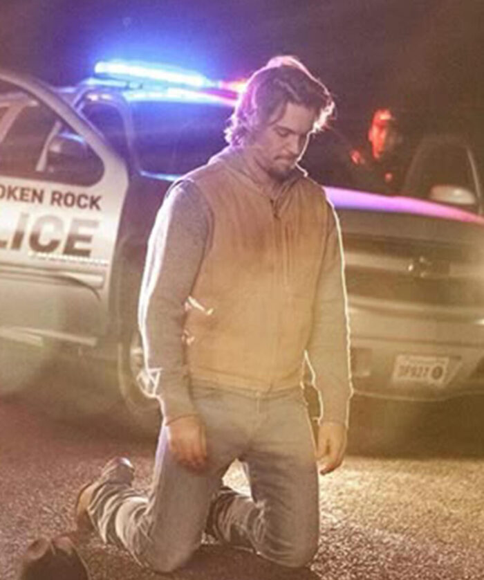 Luke Grimes Yellowstone Brown Cotton Vest