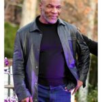 Mike Tyson Black Leather Jacket outfit