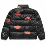 Naruto Akatsuki Black Puffer Jacket