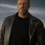 Percy Jackson And The Olympians Adam Copeland Black Coat Men