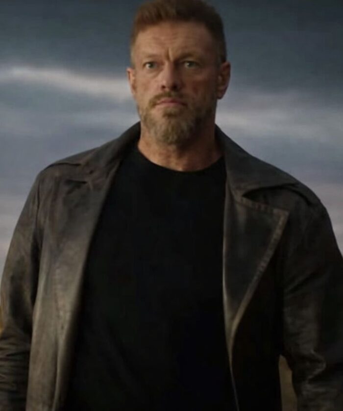 Percy Jackson And The Olympians Adam Copeland Black Coat Men