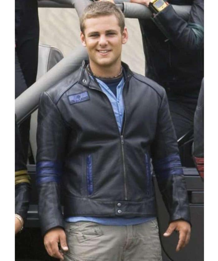 Power Rangers RPM Flynn McAllistair Leather Jacket mens