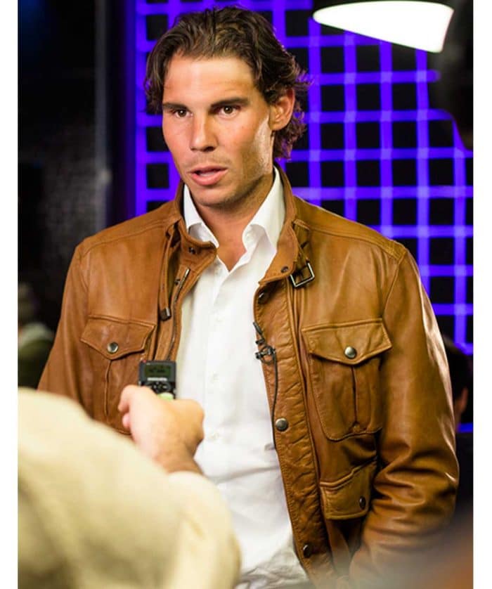 Rafael Nadal Leather Jacket online