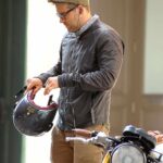 Ryan Reynolds Brown Biker Leather Jacket