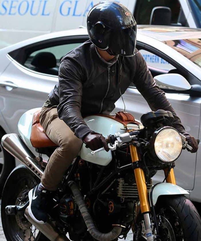 Ryan Reynolds Brown Motorcycle Leather Jacket