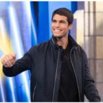 Spanish Tennis Player Carlos Alcaraz Black Jacket