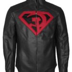 Superman Red Son Grey Leather Jacket