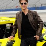 Tom Cruise Brown Leather Jacket outfit for men
