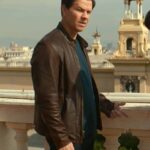 Uncharted Mark Wahlberg Brown Leather Jacket for men sale