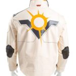 Valorant Phoenix Fiery White Leather Jacket - Image 5
