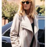 Kelly Reilly Yellowstone Beth Dutton White Wool Coat